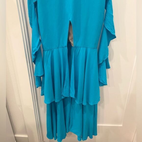PatBo Revolve Maxi Dress in Bright Turquoise.Size 6 - Picture 6 of 15